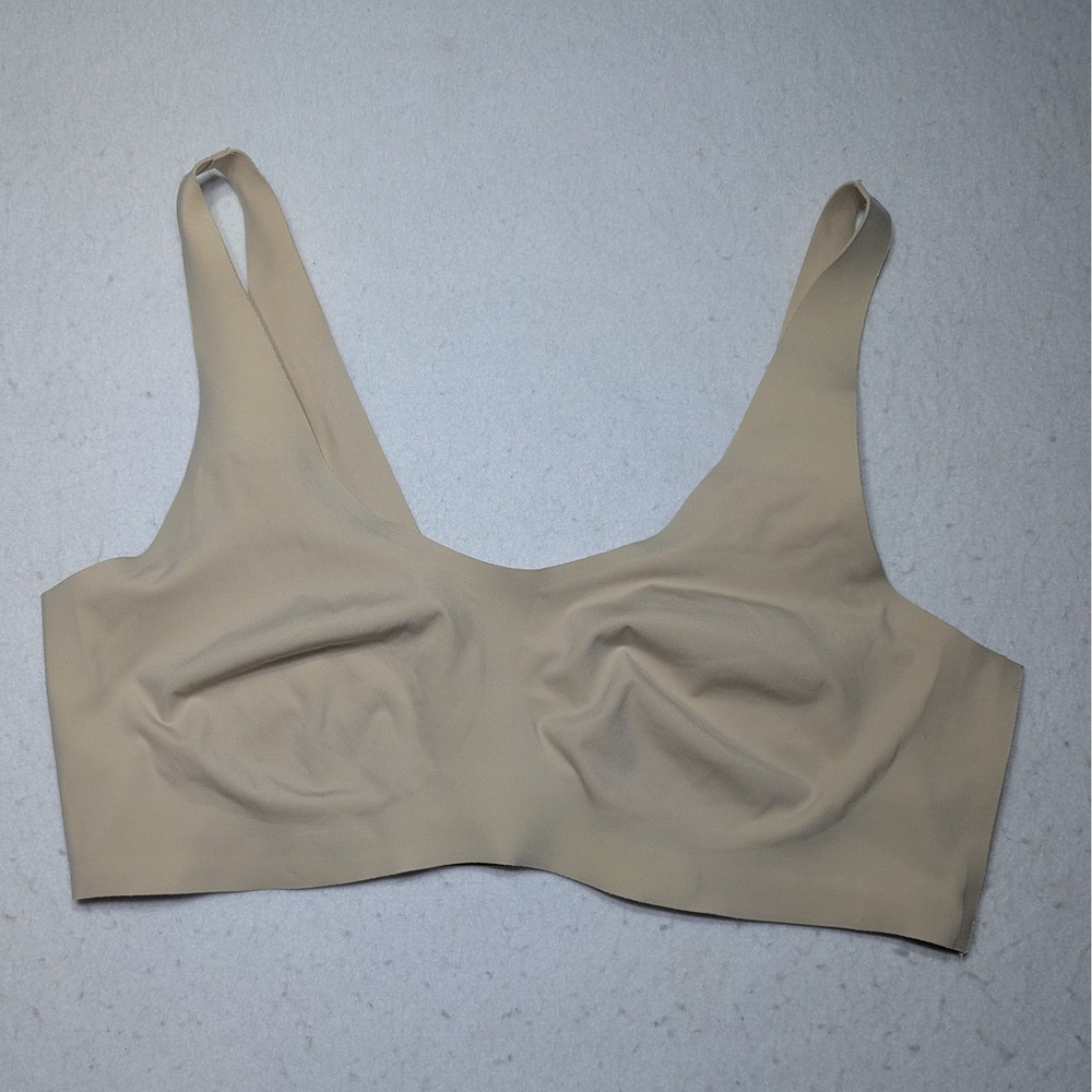 Knix Seamless Wireless‎ Bra XL Nude Beige Comfort